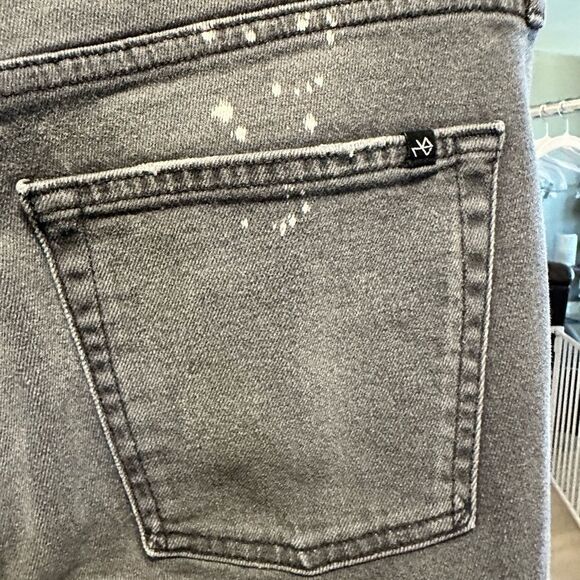 NWT NOEND Denim Men’s Charcoal Harrison Skinny Stretch Denim Jeans - Size 36 - Picture 11 of 13